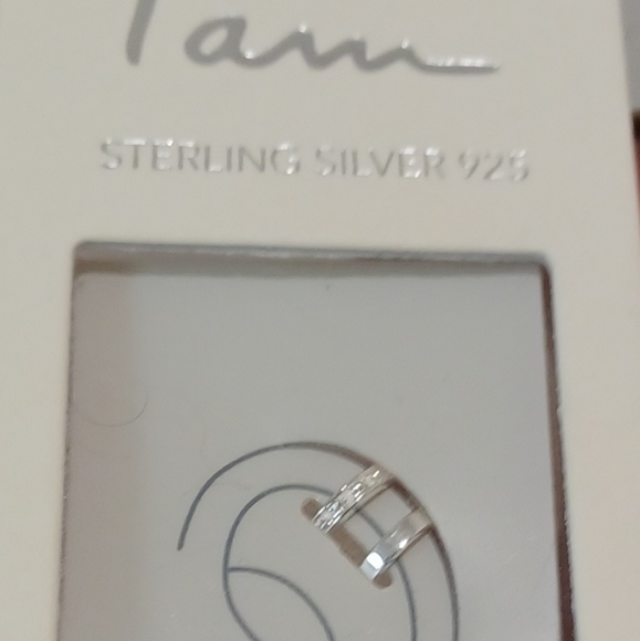 1 PC I AM STERLING SILVER CZ CRYSTALS EAR CUFF EAR - Picture 5 of 6